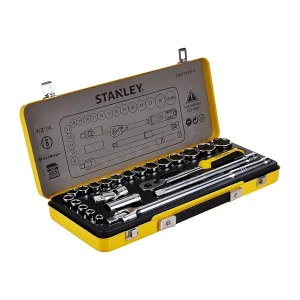مجموعه بکس 24 عددی درایو 1/2 استنلی STANLEY Metal Case Socket Set