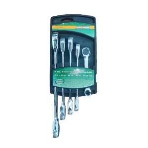 مجموعه 5 عددی آچار جغجغه ای Mannesmann, 5–Piece Set, 19828 Ratchet Spanner